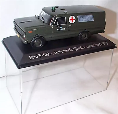 Ford F-100 Ambulancia Argentino 1969 Collectors Model New In Clear Case • $37.83