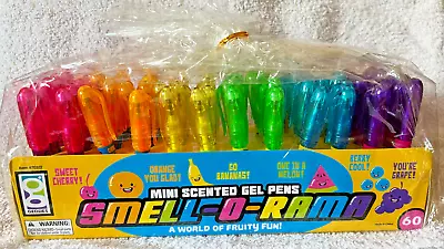 Raymond Geddes Smell-o-rama Mini Scented Gel Pens- Pack Of 60 *new* • $18.95