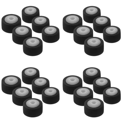 £13.92 • Buy  24 Pcs Plastic Axle Pressure Pulley Pinch Roller Audio Plotter Wheel