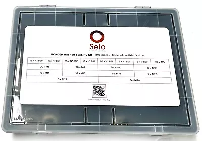 Bonded Washer Sealing Kit - Imperial & Metric - 210 X Self Centering Seal Dowty • £42