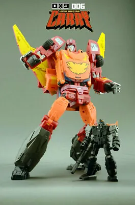 New Reissue DX9 Toy D06 Carry Hot Rod Rodimus Prime G1 MasterPiece  Figure • £114