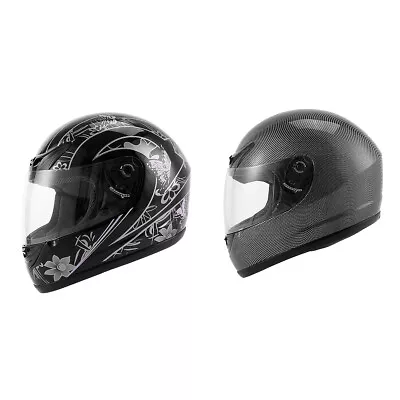 DOT Motorcycle Modular Flip Up Sun Adult Full Face Helmet  S/M/L/XL Size • $36