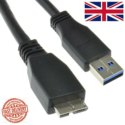 USB 3.0 Cable Cord For G-Tech G-DRIVE Portable External Hard Drive 2.5inch 1M • £4.99