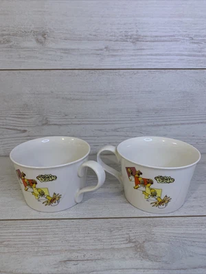 £14.95 • Buy Simpsons Slam Dunk Large Mug X2 By Downpace Ltd (2001) VGC
