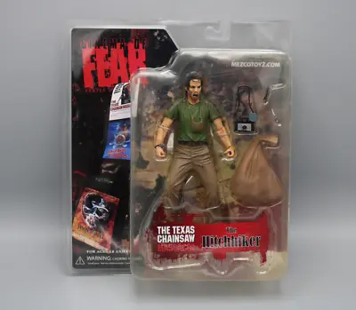 NOS 2008 Mezco Cinema Of Fear Series 3 Texas Chainsaw Massacre Hitchhiker Figure • $149.99