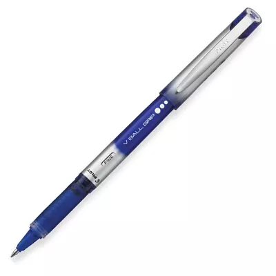 35571 Pilot Vball Grip Liquid Rollingball Pen Blue Ink Fine 0.7mm Pack Of 2 • $10.18