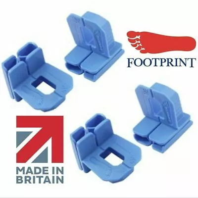 £9.79 • Buy 4 X FOOTPRINT Builders Brickies Bricklayers Line Corner Blocks - Setting Out