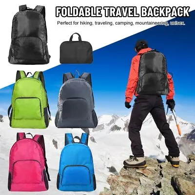 $11.41 • Buy Sports Hiking Waterproof Bag Foldable Travel Backpack Rucksack Portable Daypack