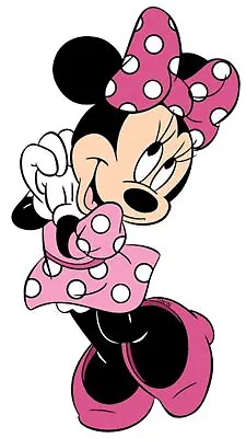 Iron On Transfer - (Big) Minnie Mouse Pink • £11.20