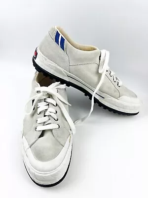 $44.99 • Buy Vintage Ralph Lauren Polo Sport Men’s Suede Sneakers Shoes Size 10.5 Gray Blue