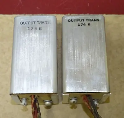 Pair Western Electric 174-B Output Transformers Good For Tube Amplifier • $325