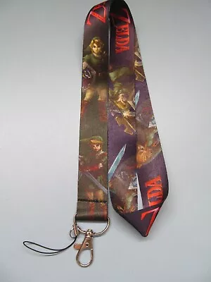 Legend Of Zelda Lanyard (Black) (NEW) • $6.99