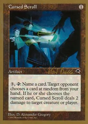 Cursed Scroll - Budde Version | EX | WCD - 1999 World Champion Decks | Magic MTG • $2.87