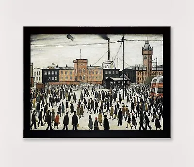 £19.99 • Buy Lowry’s Going To Work A3 Framed Print Art Picture 34x45cm