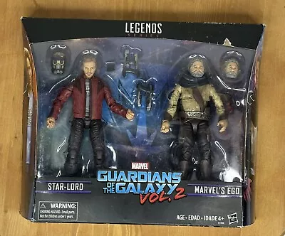 Marvel Legends Guardians Of The Galaxy Vol 2 Star-Lord & Ego 2 Figure Sealed Set • $24.57