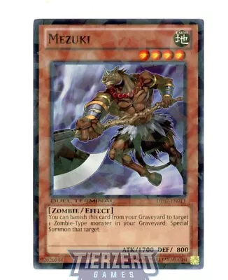 Yugioh Mezuki  DT07-EN011 Duel Terminal Common Near Mint/LP • $12.57