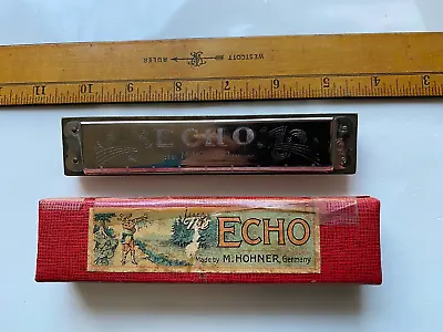 Vintage Echo M. Hohner Harmonica. 8362/32 G. Made In Germany. Original Box. • $16.95