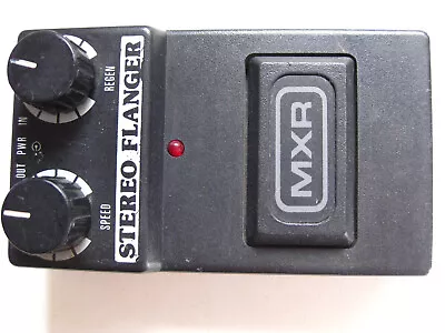 Vintage 80's MXR Stereo Flanger Guitar Effect Pedal USA • $75