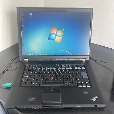 Lenovo W500 Cor 2 Duo T9400 4Gb 120Gb Laptop  Windows 7 Ultimate + Office 2007 • £89.50