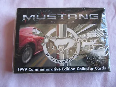 Ford Mustang 1999 Commemorative Edition Collector Cards NEW SEALED W/ Bonus Coin • $16