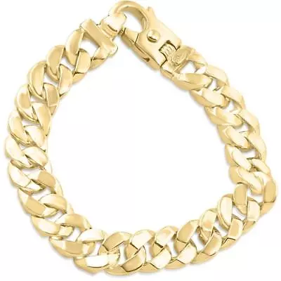 Men's Cuban Link 14k Gold (58gram) Or Platinum (94gram) 12mm Link Bracelet 8.25  • $6110