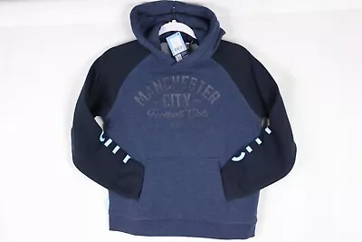 Manchester City Official Youth Hoodie Football Club Size Small City Tonal Blue • $21.24