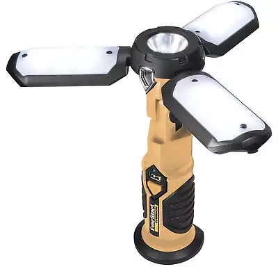 600 Lumen Brightness LED Portable Folding Work Light With USB Power In/Out • $31.13