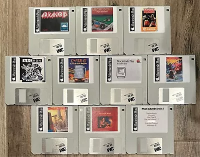 Vintage Apple Macintosh Classic Plus Game Pack 1 On New 800K Double Density Disk • £32.13