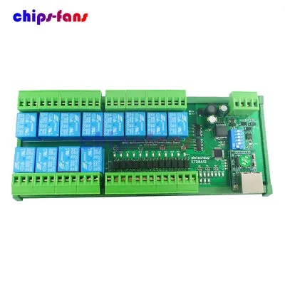 £51.59 • Buy Ethernet RS485 Relay Switch Module Modbus RTU Network Controller Expansion Board
