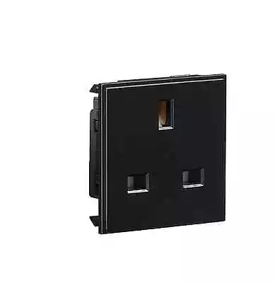 £2.50 • Buy  Matt Black Black Euro Data Modules Usb Cat5 Hdmi Cat6 Tv Sat Brush Diplex 