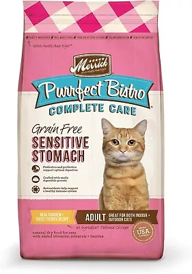 Merrick Purrfect Bistro Grain Free Cat Food Complete Care Sensitive Stomach ... • $31.99