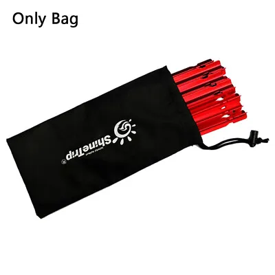 $9.20 • Buy Tent Pegs Bag Camping Tent Accessories Hammer Wind Rope Tent Nail StorageE.lu8