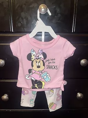 0-3 Baby Girl Pink Minnie Mouse Outfit • $12