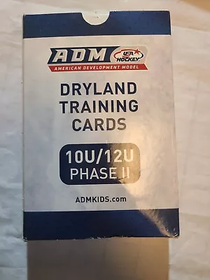 New Adm Usa Hockey Dryland Training Cards Phase I 10u / 12u Youth Learning Play • $7.99