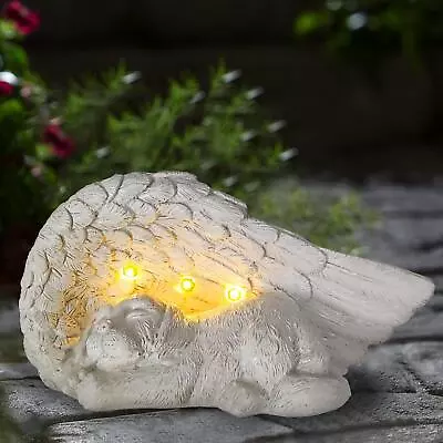 20cm Solar LED Lit Dog Pet Memorial Light Waterproof Garden Outdoor Decoration • £13.99