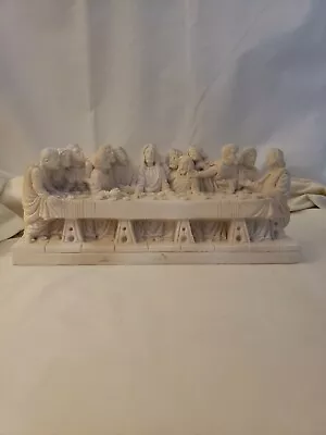 A. Giannetti Last Supper Jesus Disciples De Vinci Heavy Sculpture Figurine Italy • £28.85