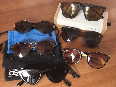 Women’s Fashion Sun Glasses Bundle 6 Pairs H & M ASOS Jacke Wills Etc • £6