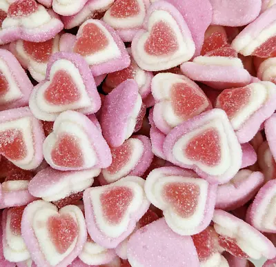 TRIPLE HEARTS Pick & Mix Valentine Sweets Pink Wedding Love Boyfriend Girlfriend • £2.99