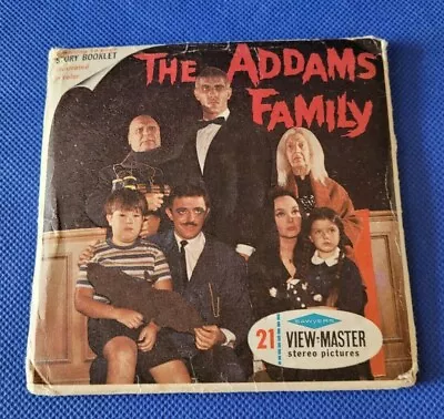 Scarce Sawyer's B486 The Addams Family TV Show View-master 3 Reels Packet Set • $189