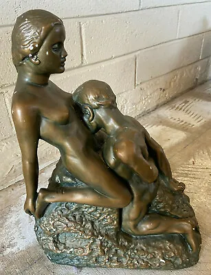   Eternal Idol  - Auguste Rodin - 14 Inch Chalkware Statue - Marwal Ind. Inc  • $40