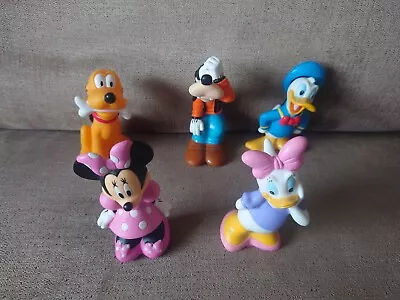Disney Mickey Mouse Clubhouse Bath Toys Figures DaisyMinnieDonald Goofy & Dog • £13