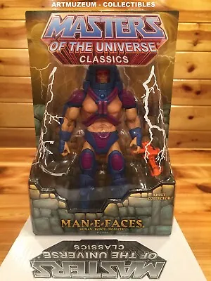 Masters Of The Universe Classics Man-E-Faces Action Figure Club Matty MOTU MOTUC • $128