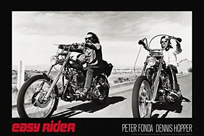 Easy Rider Movie (Dennis Hopper & Peter Fonda On Motorcycles) Poster (24x36) • $13.49