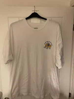 Vans Great Escape Skeleton White T-shirt (2XL) • £13.50