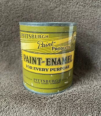 Antique - Vintage Pittsburgh Paint Advertising Paint Can Coin Bank • $24