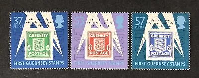 £1.49 • Buy GUERNSEY 1991 MNH 50th ANNIVERSARY OF FIRST STAMPS SET - FREE UK P&P