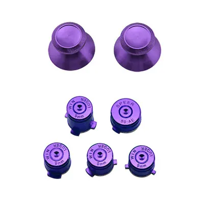 $10.77 • Buy Metal Thumbsticks And Bullet ABXY&Guide Buttons For Xbox 360 Controllers