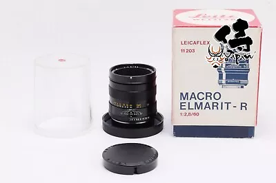 *with Box* Leica Macro Elmarit R 60mm F2.8 2cam Manual Focus R Mount Lens & Case • $440.91