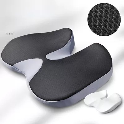 Premium Memory Foam Car Seat Cushion - Perfect For Sciatica & Lower Back Pain Re • $19.19