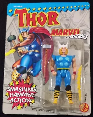 Thor Smashing Hammer 1991 MOC Marvel Super Heroes - Toy Biz Figure ref: T0398 • $65